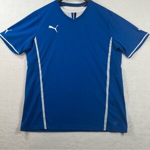Puma Men's Blue Sports Shirt short sleeve size XL